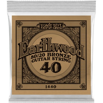 .040 EARTHWOOD 80/20 BRONZE ACOUSTIC GUITAR STRINGS