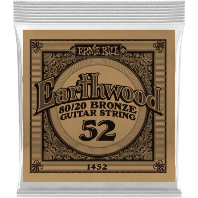 .052 EARTHWOOD 80/20 BRONZE ACOUSTIC GUITAR STRINGS