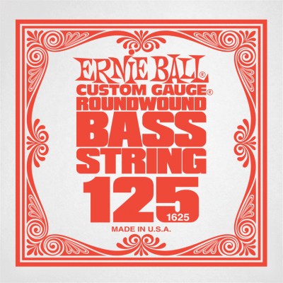 ERNIE BALL .125 NICKEL WOUND ELECTRIC BASS STRING SINGLE