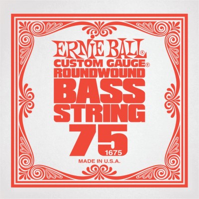 .075 NICKEL WOUND ELECTRIC BASS STRING SINGLE