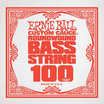 .100 NICKEL WOUND ELECTRIC BASS STRING SINGLE