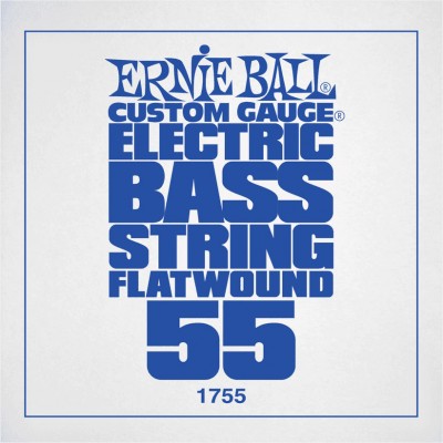 .055 FLATWOUND ELECTRIC BASS STRING SINGLE