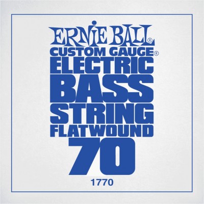 .070 FLATWOUND ELECTRIC BASS STRING SINGLE