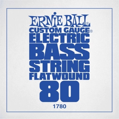 .080 FLATWOUND ELECTRIC BASS STRING SINGLE