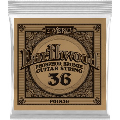 .036 EARTHWOOD PHOSPHOR BRONZE ACOUSTIC GUITAR STRINGS