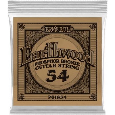 .054 EARTHWOOD PHOSPHOR BRONZE ACOUSTIC GUITAR STRINGS