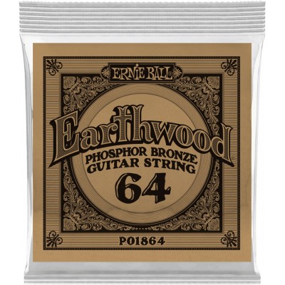 .064 EARTHWOOD PHOSPHOR BRONZE ACOUSTIC GUITAR STRINGS