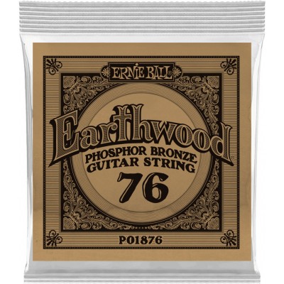 .076 EARTHWOOD PHOSPHOR BRONZE ACOUSTIC GUITAR STRINGS