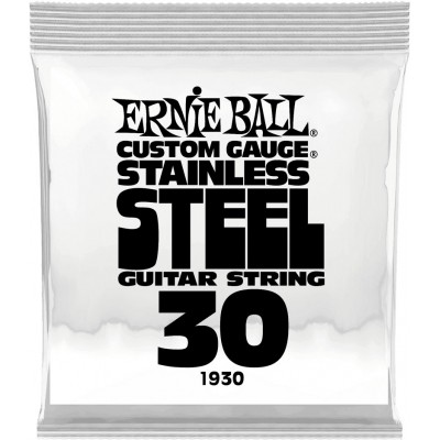 ERNIE BALL .030 STAINLESS STEEL WOUND ELECTRIC GUITAR STRINGS