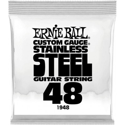 ERNIE BALL .048 STAINLESS STEEL WOUND ELECTRIC GUITAR STRINGS