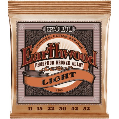 ERNIE BALL 2148 EARTHWOOD 11-52 PHOSPHORE BRONZE