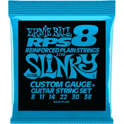 Ernie Ball Extra Slinky Rps 8 Reinforced 8-38 2238