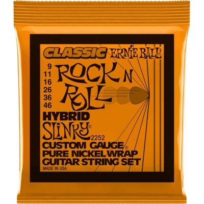 Ernie Ball Hybrid Slinky Classic Rock N Roll 9-46 2252