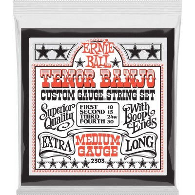 ERNIE BALL TENOR BANJO MEDIUM GAUGE 10-30 2303