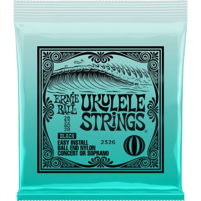 ERNIE BALL 2326 BLACK NYLON WITH BALL !28-32-40-28