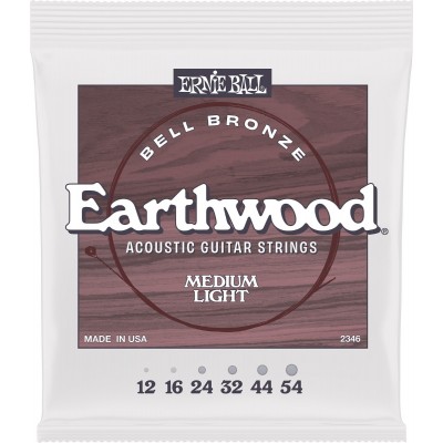 ERNIE BALL 2346 Earthwood Bell Bronze Medium Light 12-54
