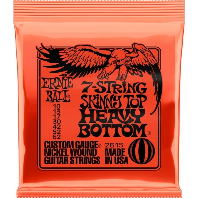 ERNIE BALL 2615 SKINNY TOP HEAVY BOTTOM 7C 10-62