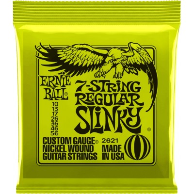 Ernie Ball Regular Slinky 7 Cordes 10-56 2621