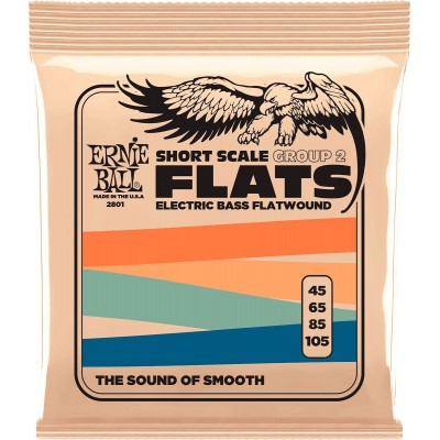ERNIE BALL 2801 Flats Group 2 Short Scale 45-105