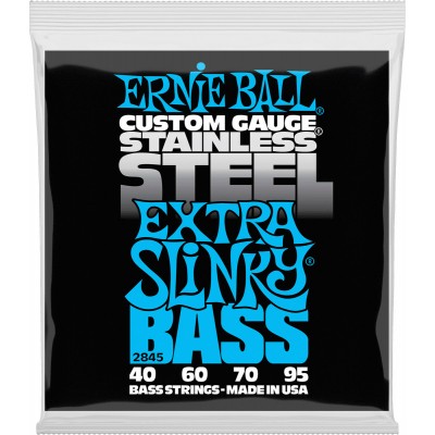 ERNIE BALL EXTRA SLINKY BASS STAINLESS STEEL 40-95 2845