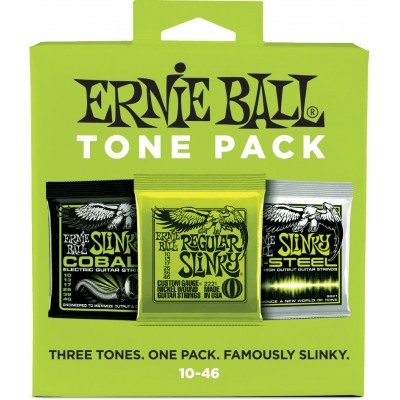 ERNIE BALL TONE PACK 10-46 PACK DE 3