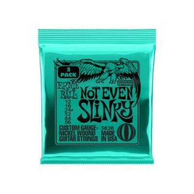 ERNIE BALL 3626 NOT EVEN SLINKY 12-56 PACK DE 3