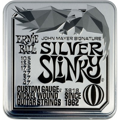 ERNIE BALL PACK DE 3 JOHN MAYER SILVER SLINKY 10,5-47