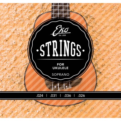 EKO UKULELE STRINGS SOPRANO MEDIUM
