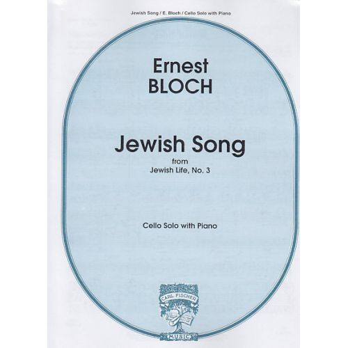  Bloch E. - Jewish Song - Cello, Piano