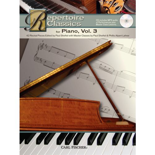 REPERTOIRE CLASSICS VOLUME 3 - 42 RECITAL PIECES - PIANO SOLO