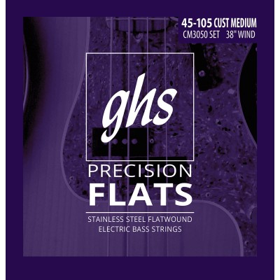 GHS 3050CM PRECISION FLATS CUSTOM MEDIUM 45-105