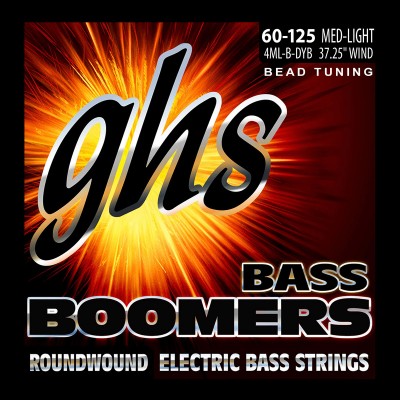 GHS 4ML-B-DYB BASS BOOMERS MEDIUM LIGHT BEAD 60-125