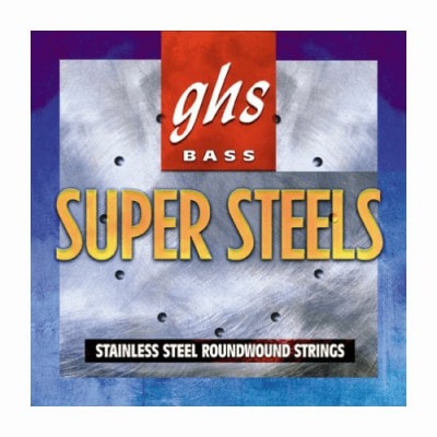 Ghs Cordes Basses Super Steels File Rond Jeux Medium Light /5c