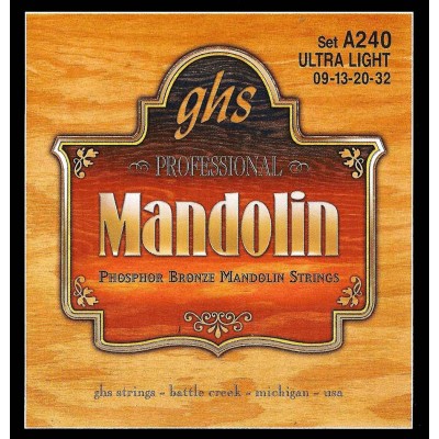 GHS MANDOLINE POSPHOR BRONZE ULTRA LIGHT 09-13-20-32