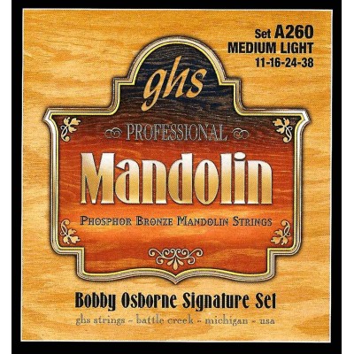 Ghs Mandoline Posphor Bronze Bobby Osborne Medium Light 11-16-24-38