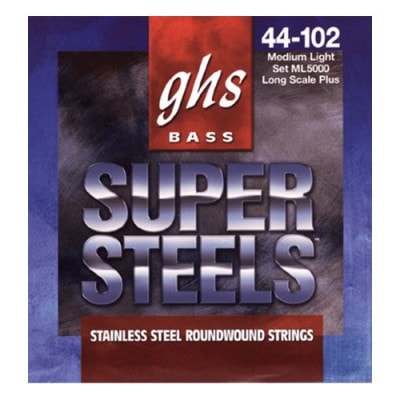 Ghs Cordes Basses Super Steels File Rond Jeux Long Scale Plus