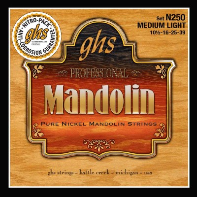 mandoline pure nickel medium light 10,5-16-25-39