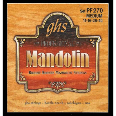 MANDOLIN BRIGHT BRONZE MEDIUM 11-16-26-40
