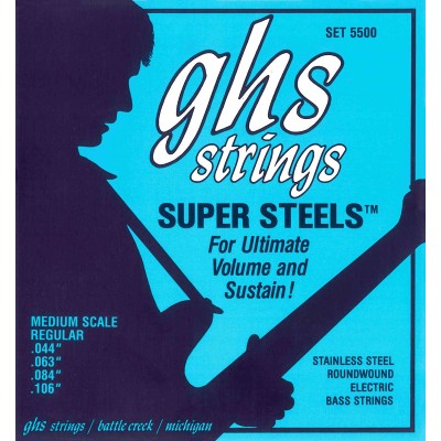 Ghs 5500 Super Steels File Rond Jeux Medium Scale Regular !44-63-84-106