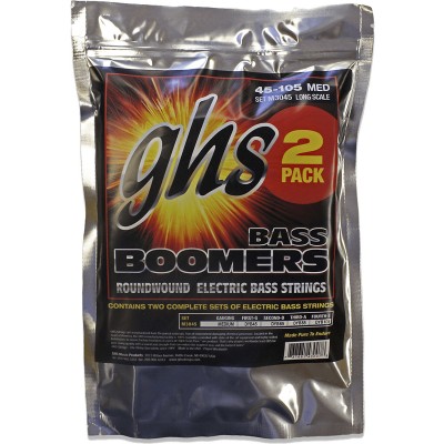 M30452 2 Set Boomers Roundwound Long Scale 45-105