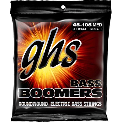 GHS M3045X BOOMERS ROUND FILE MEDIUM SET EXTRA LONG SCALE !45-65-85-105