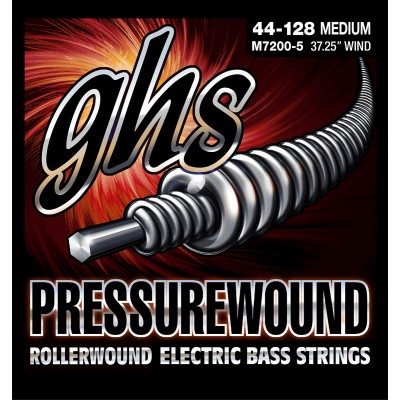 GHS M7200-5 PRESSUREWOUND FILE 12 ROND JEUX MEDIUM 5C !44-62-84-106-128