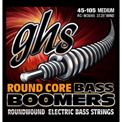 rc-m3045 round core bass boomers medium 45-105