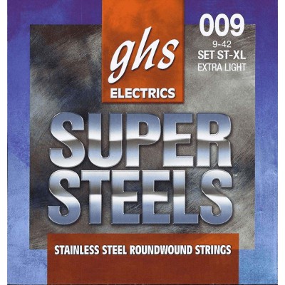 Ghs St-xl Super Steel File Rond Jeux Extra Light !09-11-16-24-32-42