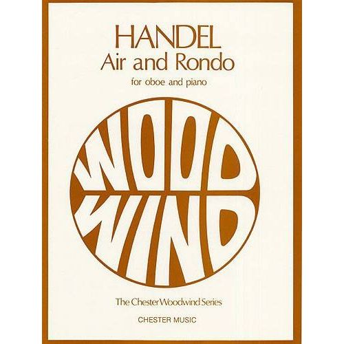CHESTER MUSIC HAENDEL - AIR AND RONDO - HAUTBOIS ET PIANO