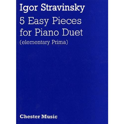 STRAVINSKY I. - 5 EASY PIECES FOR PIANO DUET