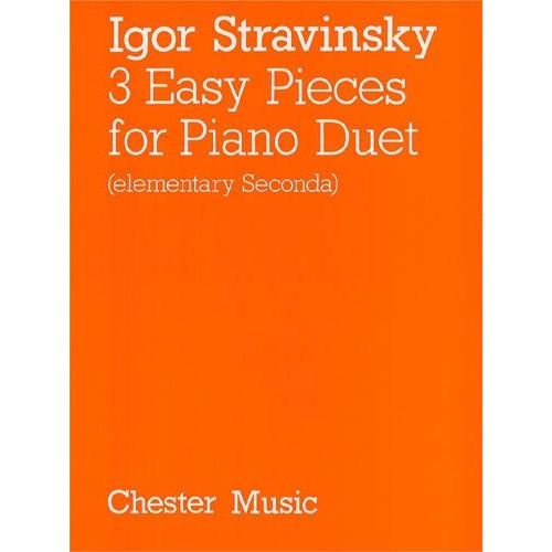 STRAVINSKY I. - 3 EASY PIECES FOR PIANO DUET