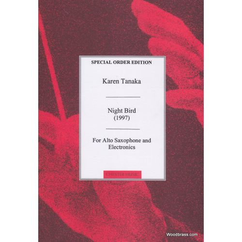CHESTER MUSIC TANAKA K. - NIGHT BIRD 1997 - ALTO SAX/ELECTRONICS