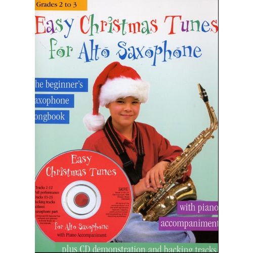 EASY CHRISTMAS TUNES FOR + CD - ALTO SAXOPHONE