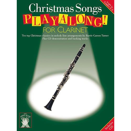 APPLAUSE CHRISTMAS SONGS PLAYALONG FOR + CD - CLARINET